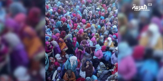 Giẫm đạp lấy hàng từ thiện, hàng chục người thương vong